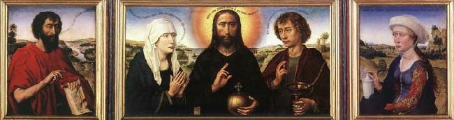 WEYDEN, Rogier van der Braque Family Triptych